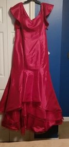 Burgundy mermaid style formal. Never worn.